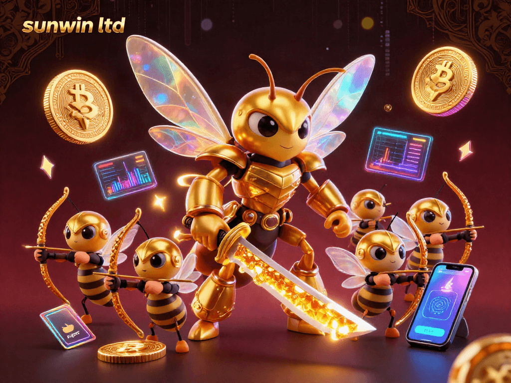 Engage with sunwin ltd for a thrilling crypto casino adventure featuring a samurai hornet.