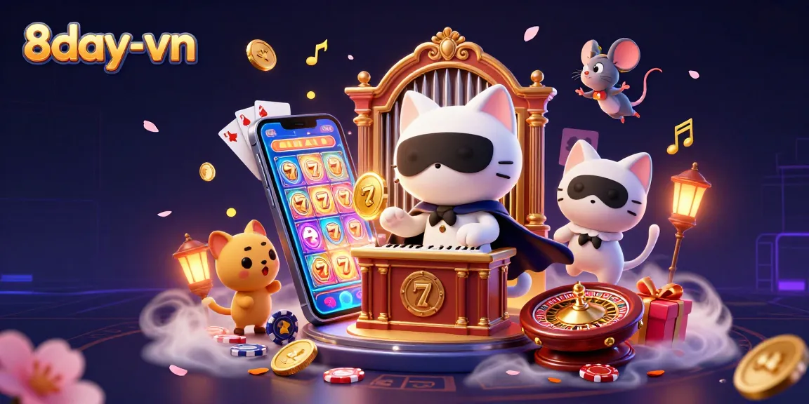 Spin the reels at 8day-vn with captivating slots and an enchanting casino atmosphere.
