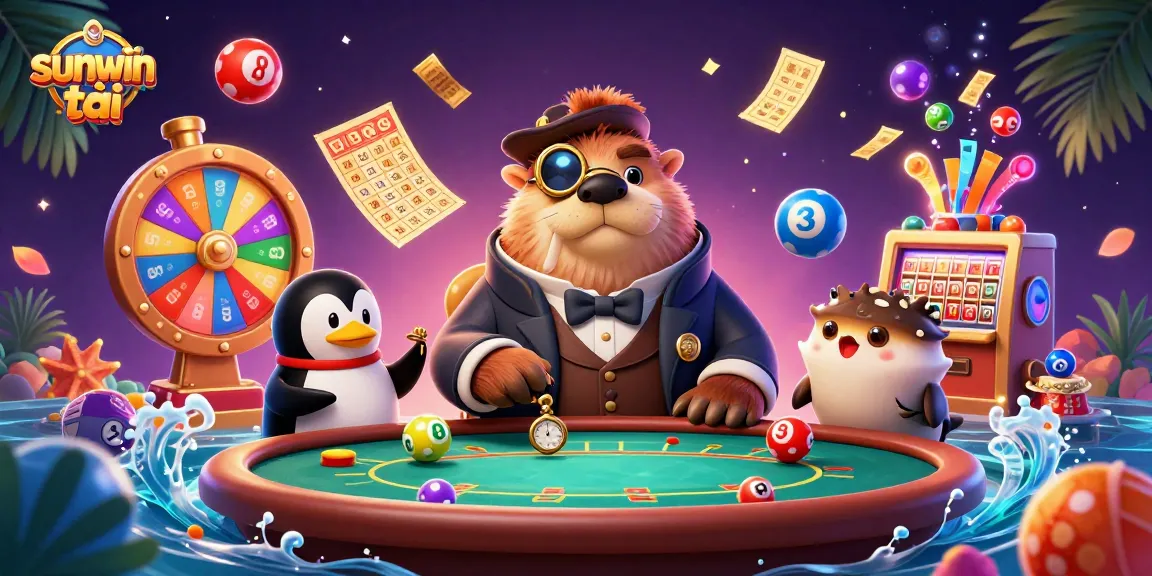 Engage with exciting games through sunwin tải, featuring a lively underwater poker scene.