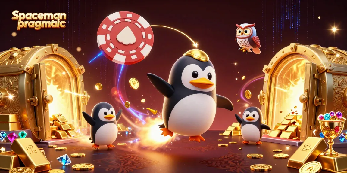 Menangkan jackpot di game spaceman pragmatic dengan karakter penguin emas yang meluncur ke luar angkasa.