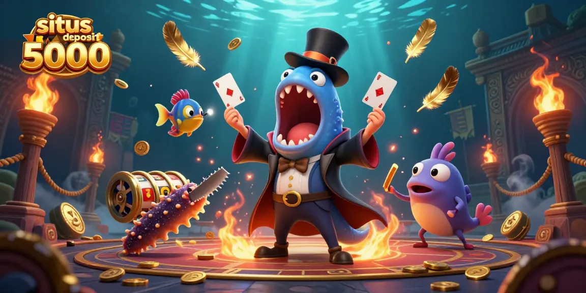 Experience the excitement at situs deposit 5000 with magical card tricks and vibrant slot elements.