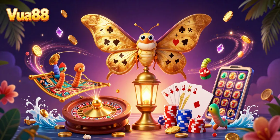 Experience thrilling gameplay at Vua88 with vibrant casino elements and exotic characters.