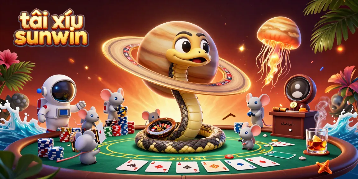 Engage in thrilling tài xỉu sunwin betting as cartoon characters interact in a vibrant casino scene.