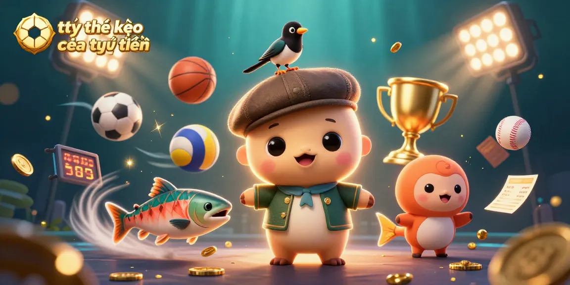 Engaging illustration of tỷ lệ kèo nhà cái trực tuyến showcasing a vibrant sports betting atmosphere with dynamic elements.