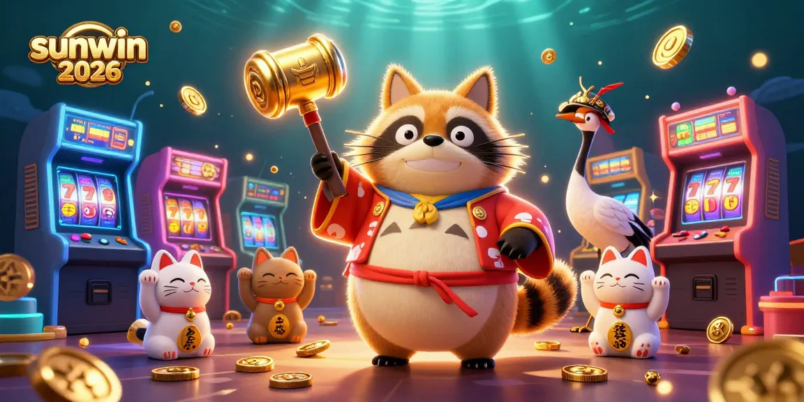 Engage in exciting gameplay at sunwin 2026 with joyful characters and casino elements overflowing with fun.